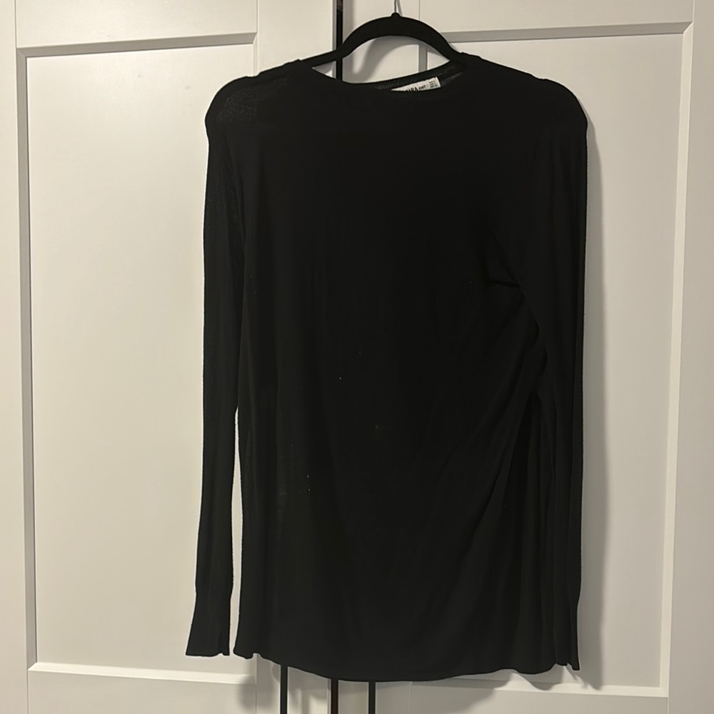 Classic Black Long Sleeve Top
